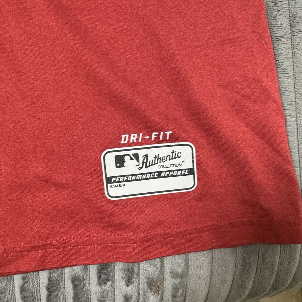Arizona Diamondbacks Shirt Mens Medium Red MLB Baseball Dri-FIT Nike Tee T-Shirt - Picture 4 of 8